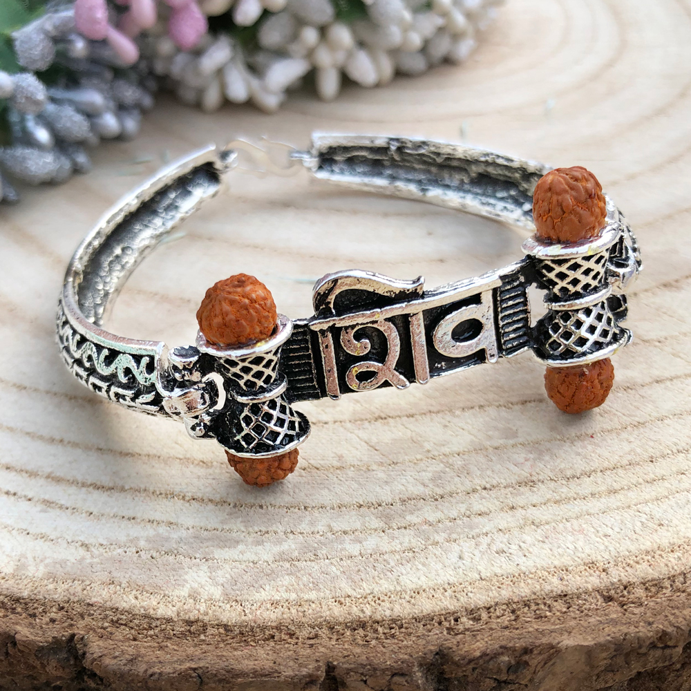 925 Round Bracelet With Damru » Shubham Jewellers Rehti