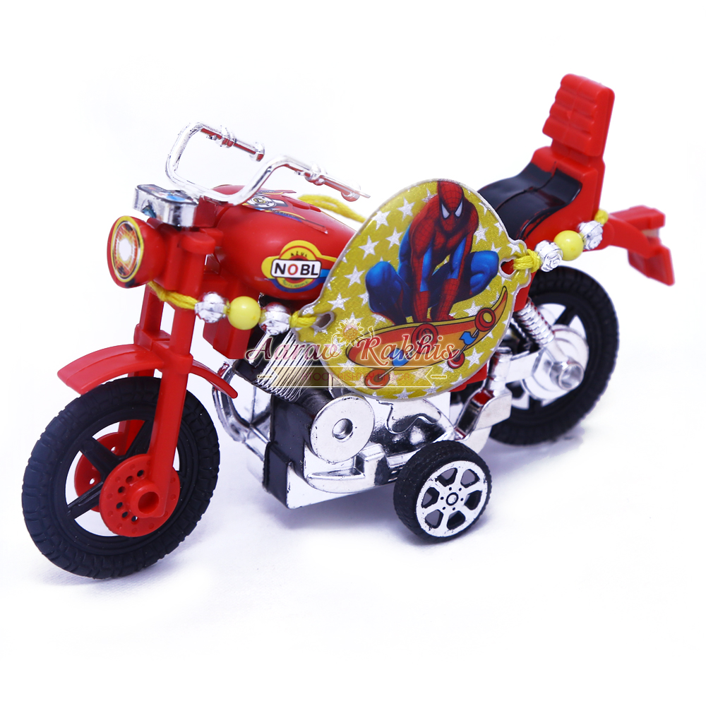 spiderman bike toy